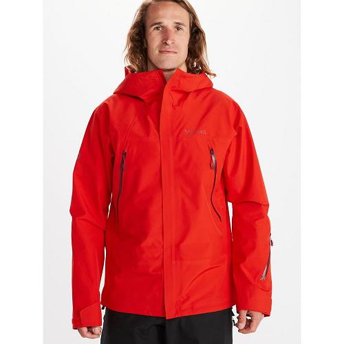 Marmot Ski Jacket Red NZ - Spire Jackets Mens NZ9840726